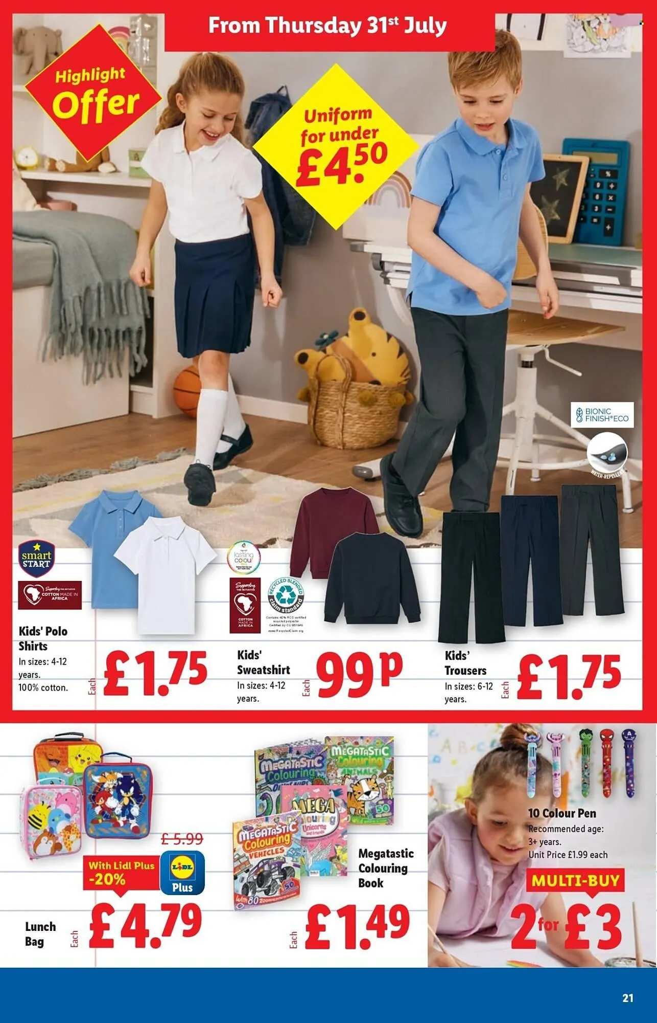 Lidl leaflet from 31 July to 6 August 2025 - Catalogue Page 21