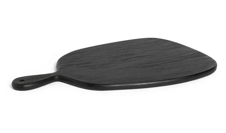 Habitat Wooden Serving Board - Black