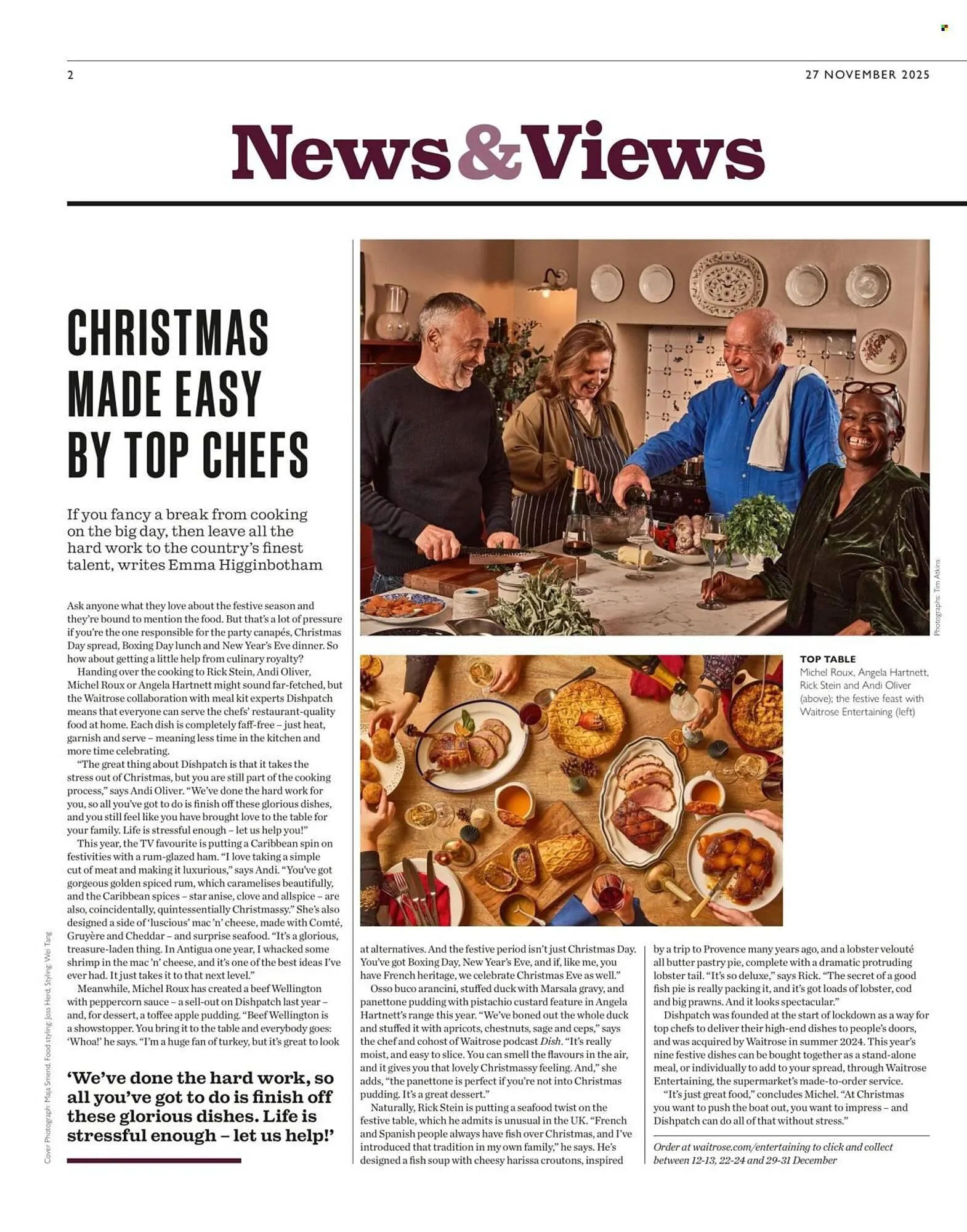 Waitrose catalogue from 26 November to 3 December 2025 - Catalogue Page 2