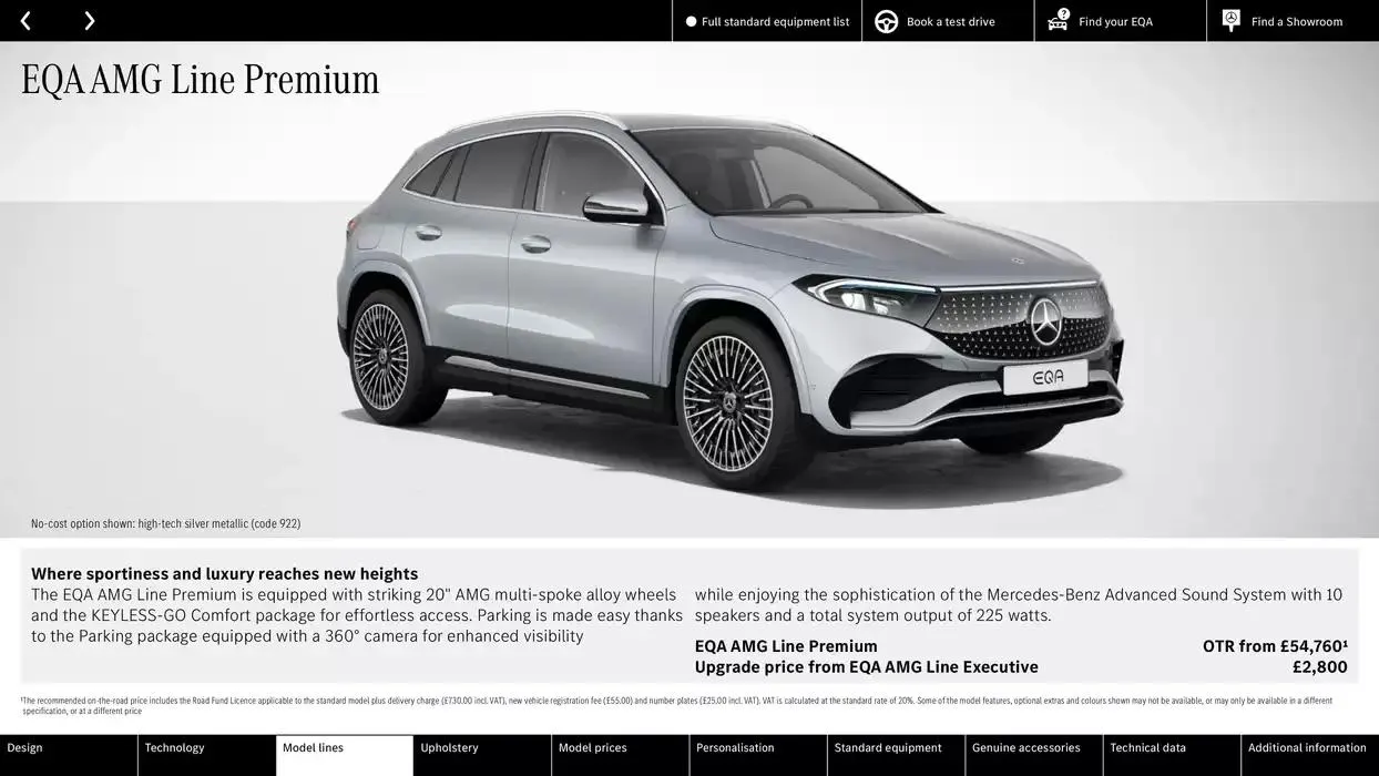 Mercedes Benz New EQA from 11 October to 11 October 2025 - Catalogue Page 21