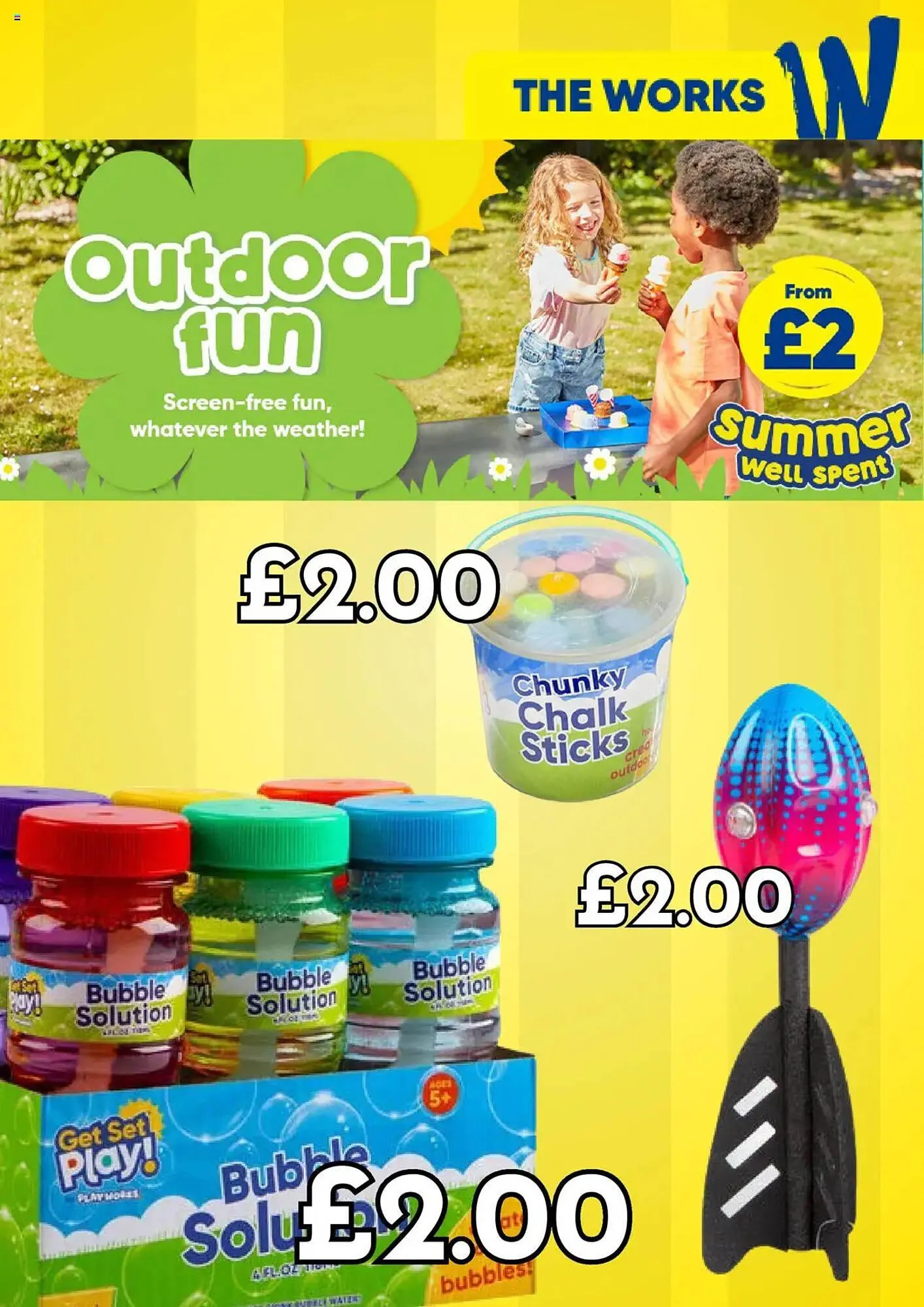 The Works leaflet from 10 June to 10 July 2025 - Catalogue Page 1