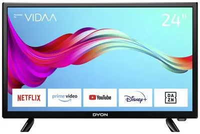 Dyon SMART 24 VX LED TV 60 cm 24 inch EEC F (A - G) DVB-T2, DVB-C, DVB-S2, HD ready, Smart TV, Wi-Fi, CI+ Black