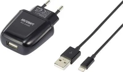 VOLTCRAFT PLC-2400C VC-10906900 iPad/iPhone/iPod charger Mains socket Max. output current 2400 mA 1 x USB, Apple Dock li