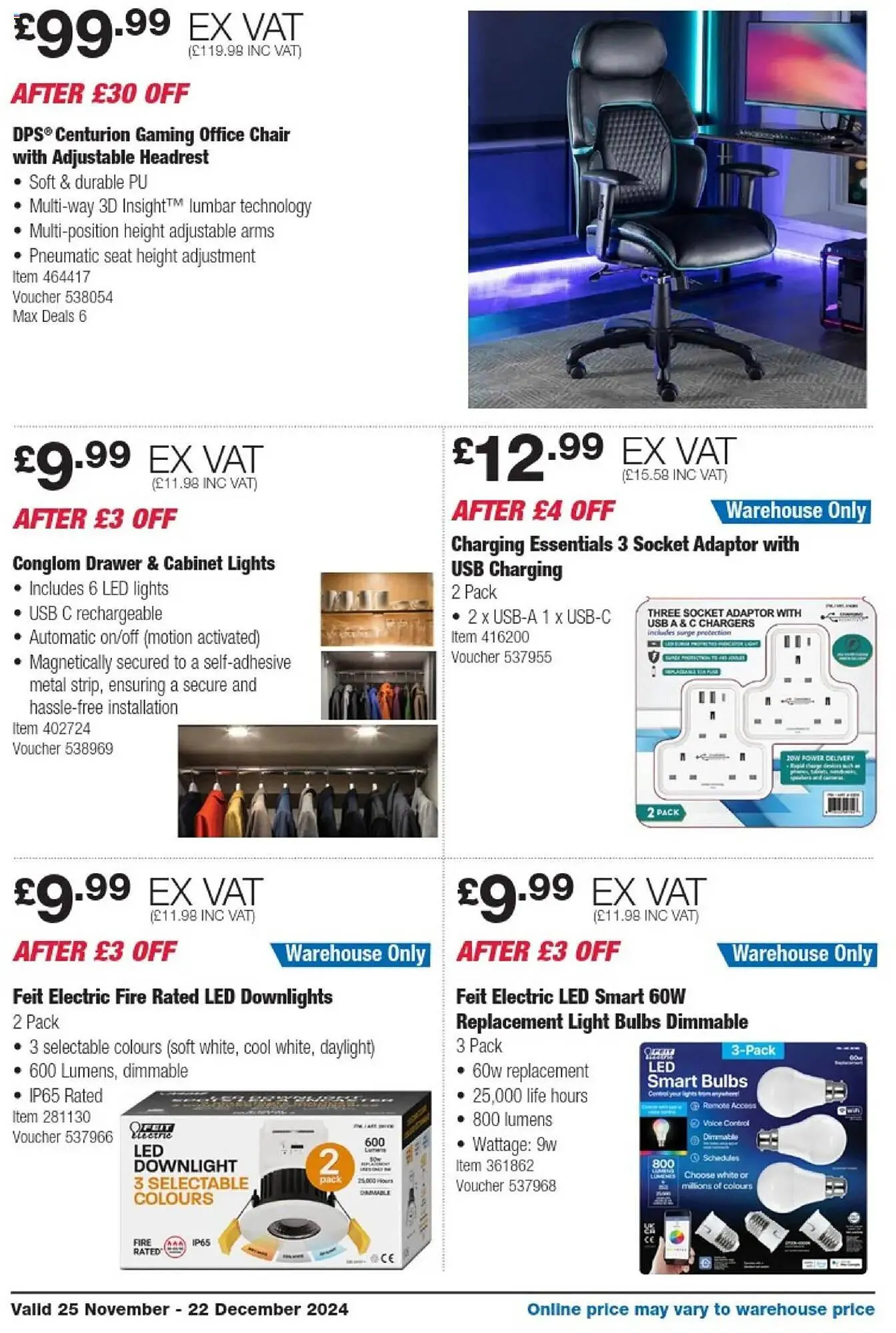 Costco leaflet from 25 November to 22 December 2024 - Catalogue Page 6