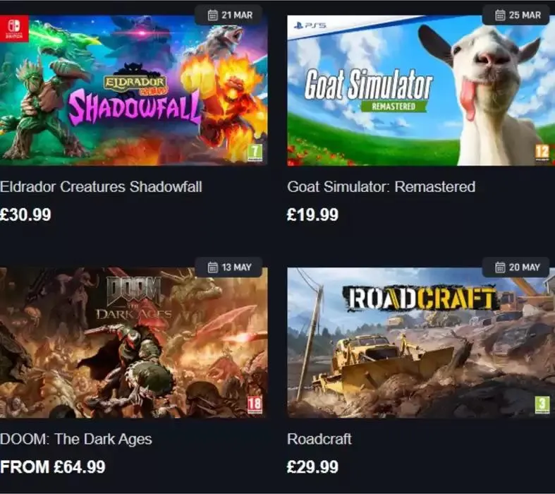 Check out our Pre-Orders and New Games! from 28 February to 31 March 2025 - Catalogue Page 7