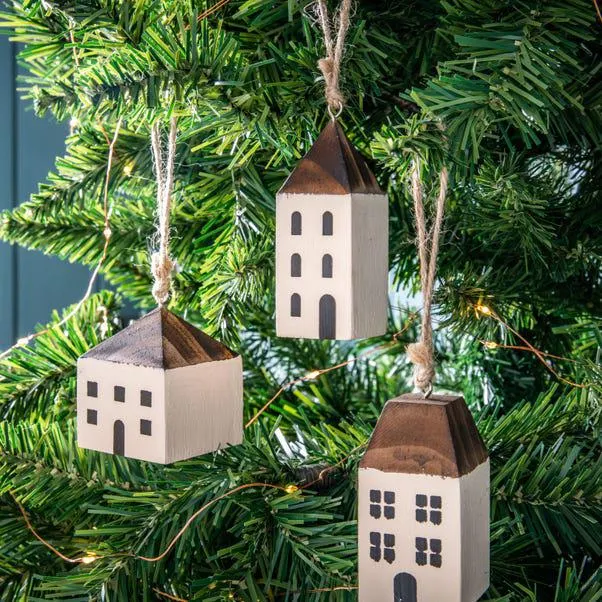 Set of 6 Rustic House Decorations