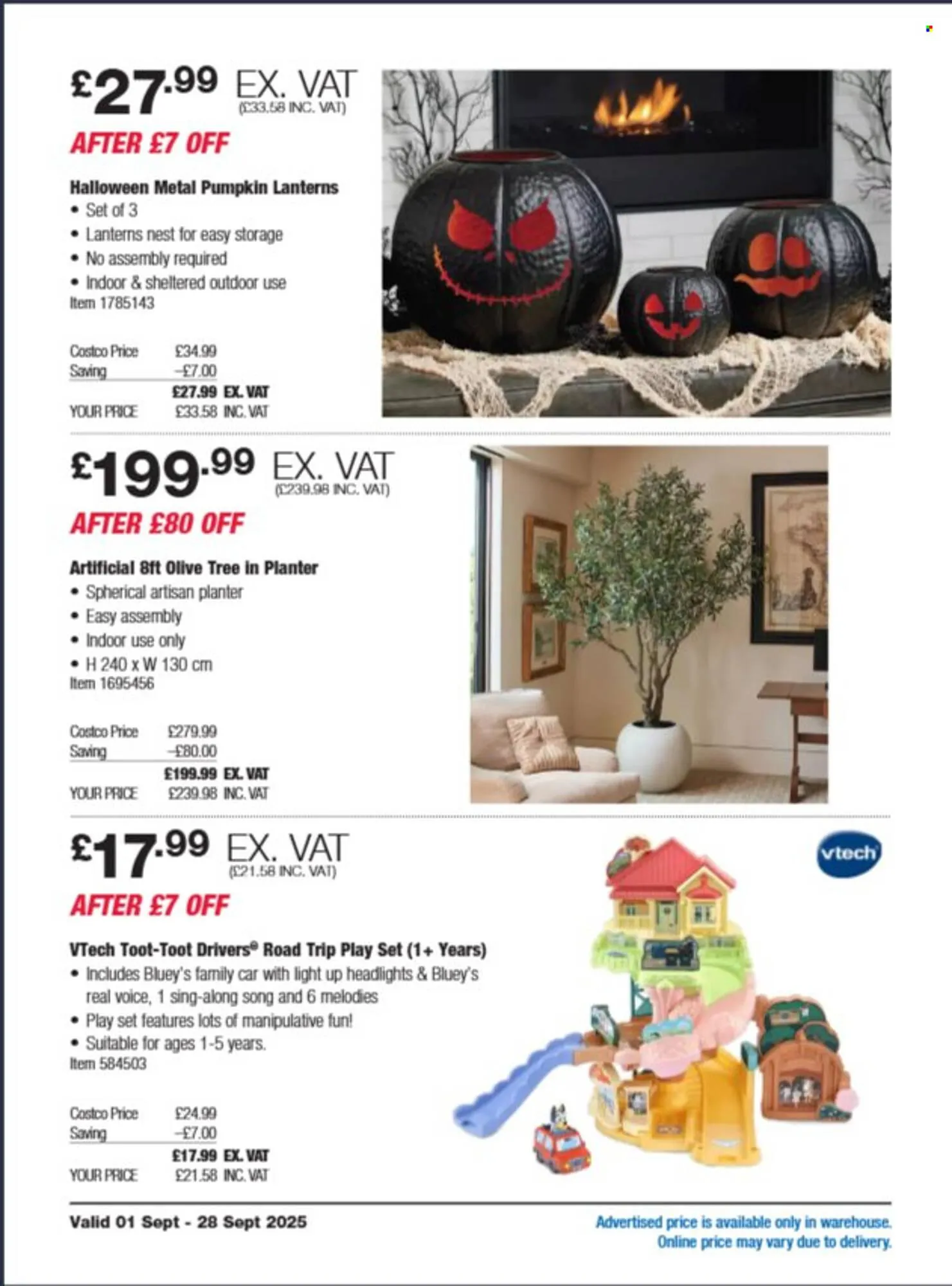 Costco leaflet from 1 September to 28 September 2025 - Catalogue Page 5