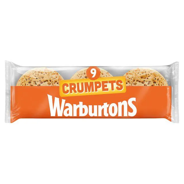 Warburtons Crumpets 9 per pack