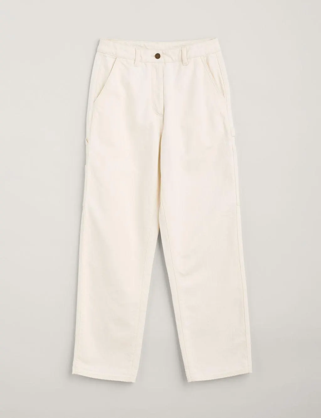 Mid Rise Straight Leg Jeans