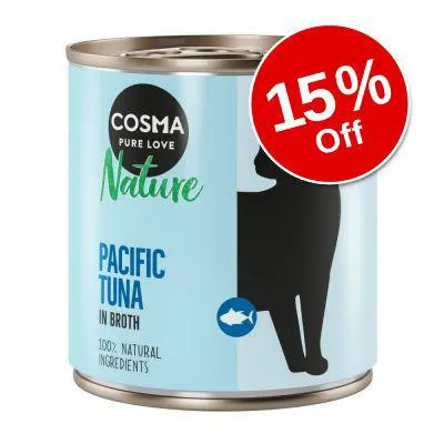 24 x 280g Cosma Nature Wet Cat Food - 15% Off!*