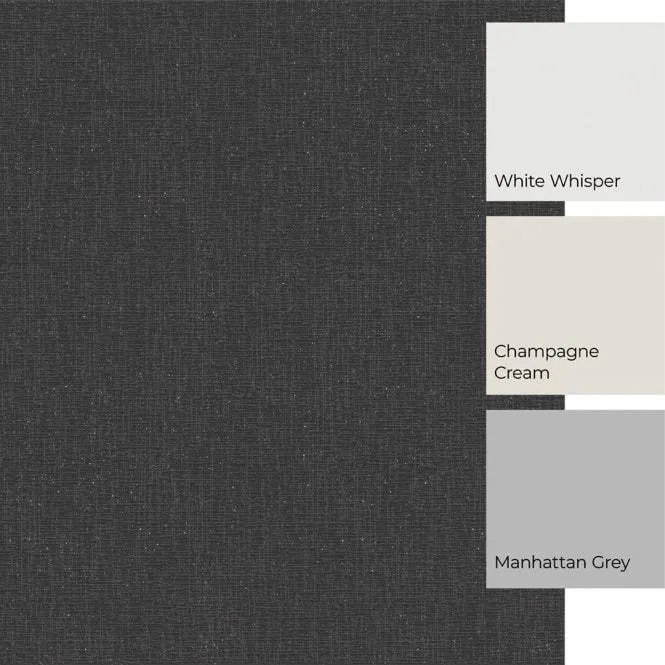 Dove Textured Wallpaper in Charcoal