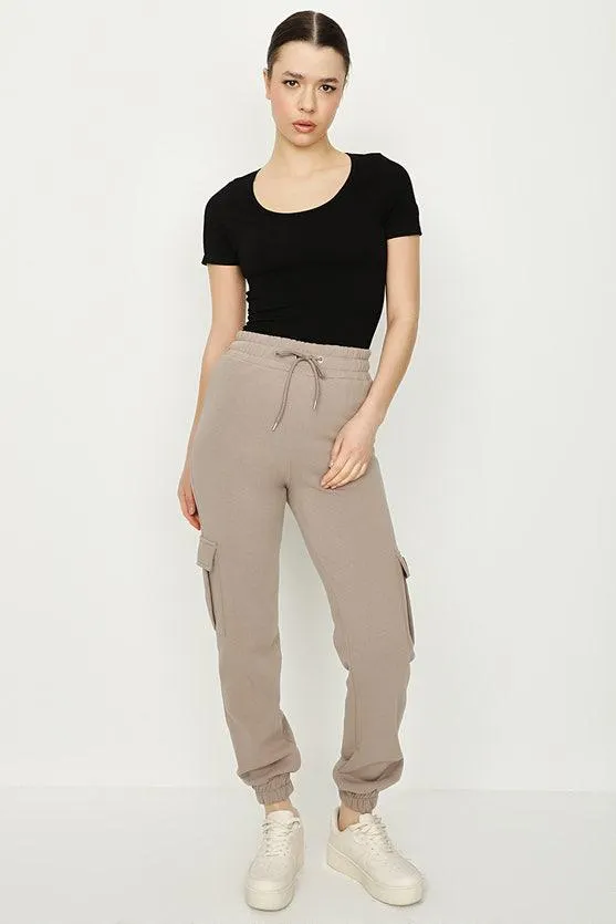 Mink Cargo Oversized Joggers