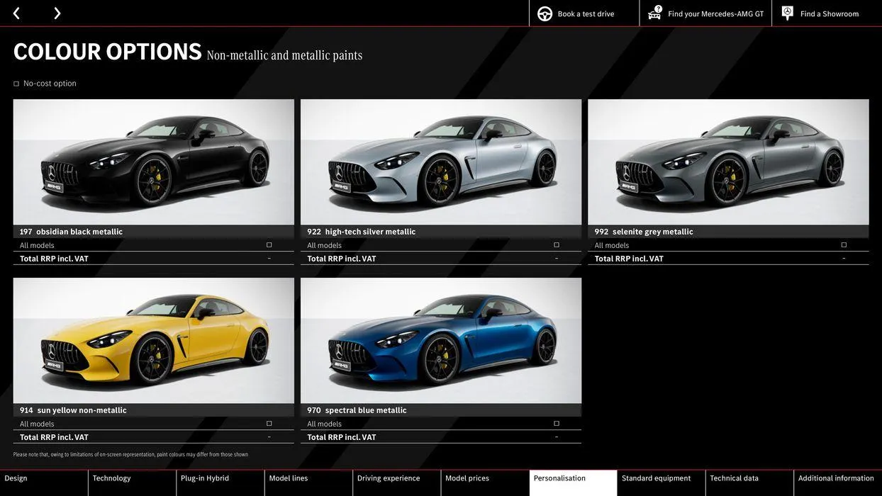 Mercedes-AMG GT Coupé from 10 August to 10 August 2025 - Catalogue Page 36