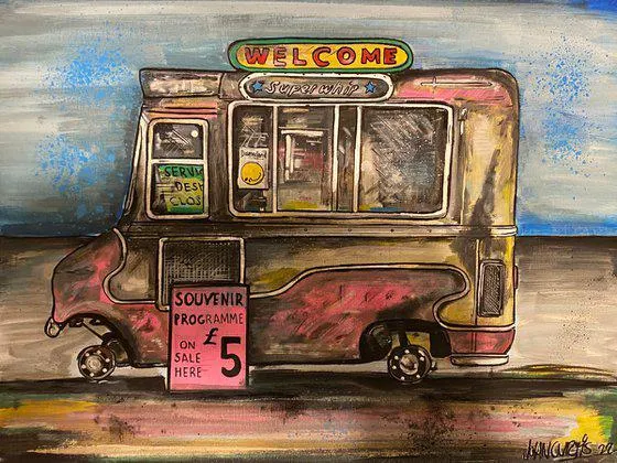 Souvenirs - Original on canvas board (2022)