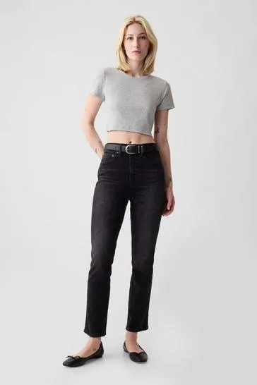 Vintage Slim Stretch High Waisted Jeans