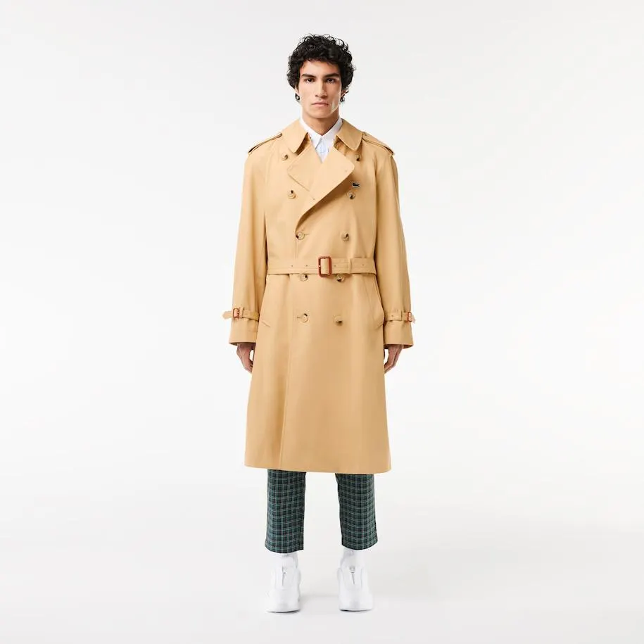 Showerproof Premium Cotton Belted Oversize Trench Coat