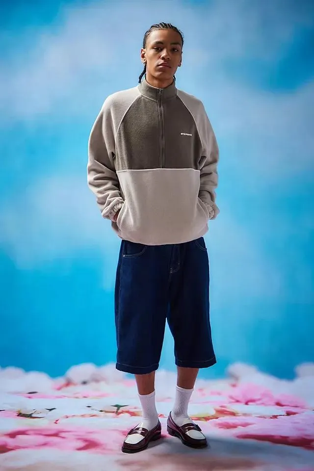 iets frans... Stone Panelled Fleece