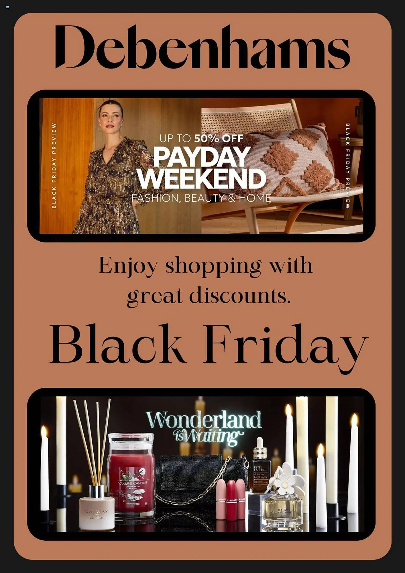 Debenhams Catalog from 31 October to 30 November 2023 - Catalogue Page 1