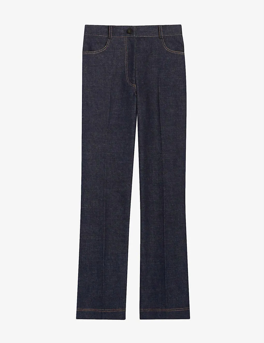 Paolocourt high-rise stretch-denim trousers