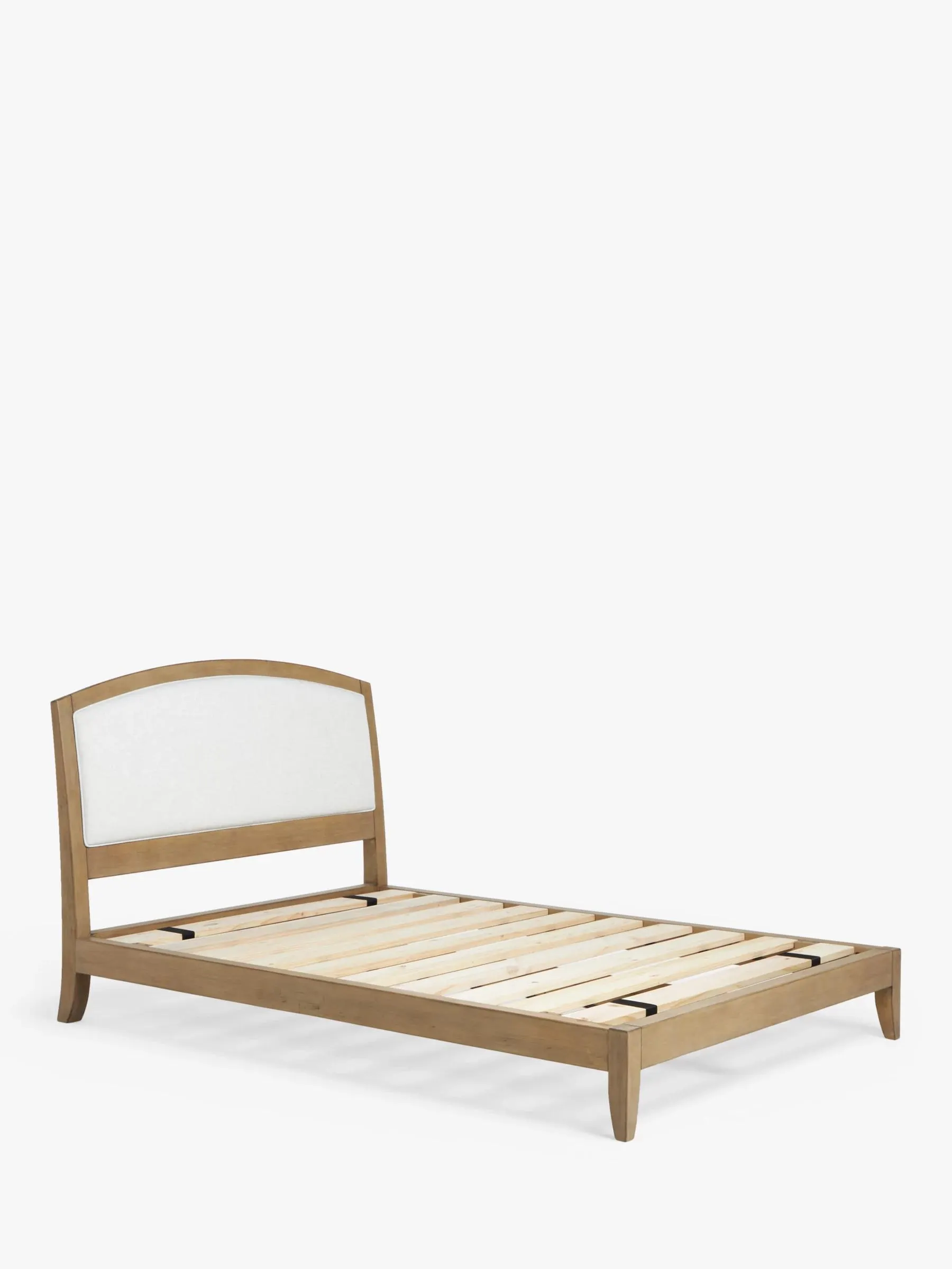 Bowed Bed Frame, Double, Brown