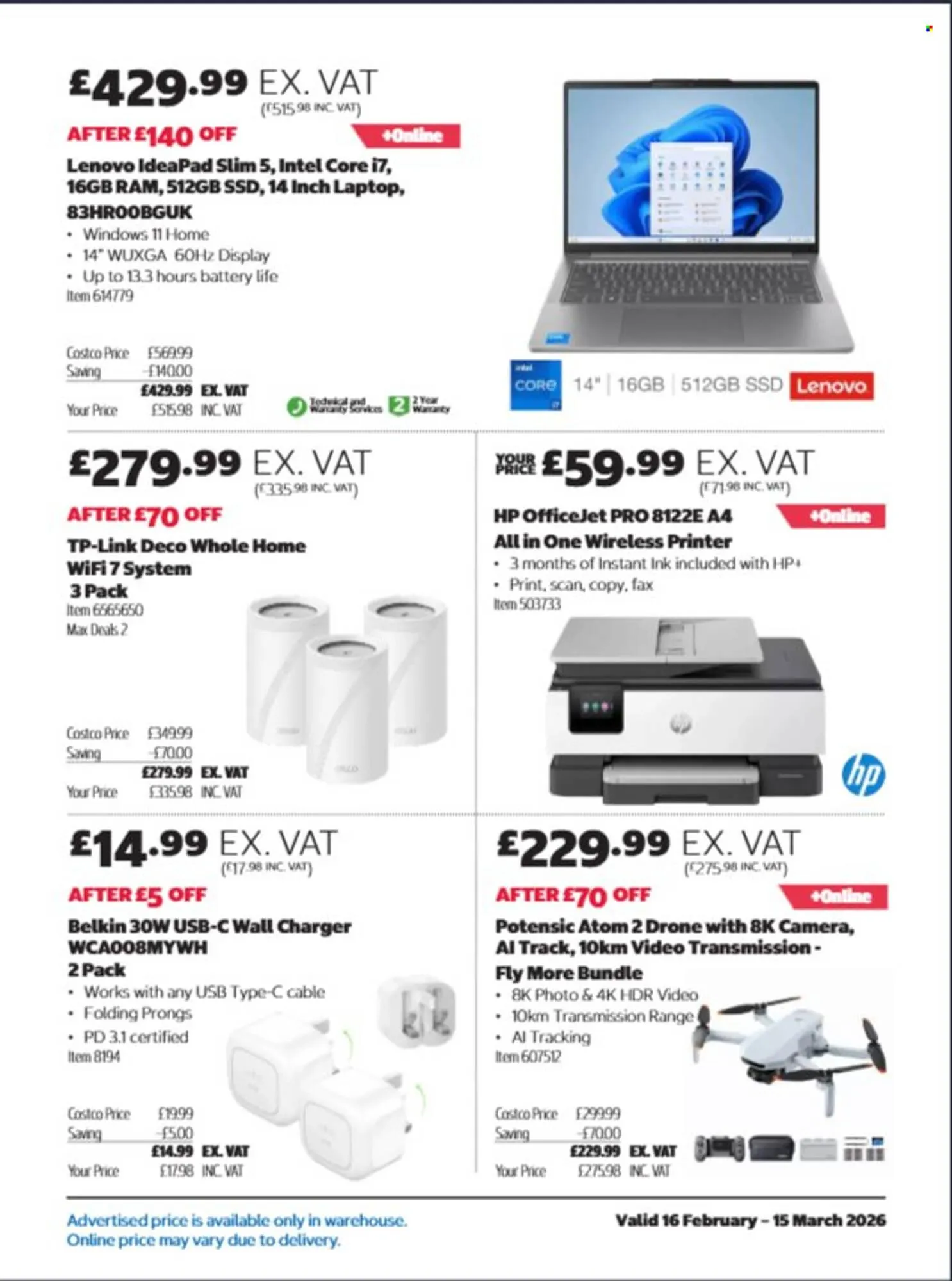 Costco leaflet from 16 February to 15 March 2026 - Catalogue Page 5