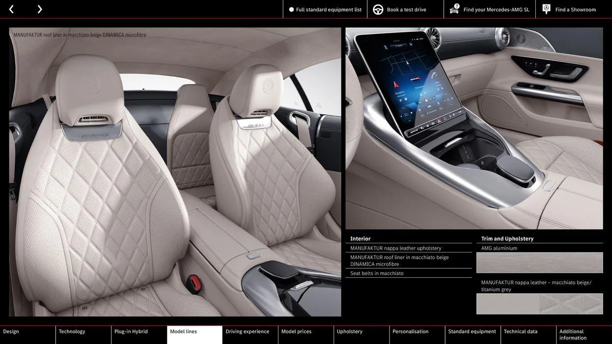 Mercedes-AMG SL from 24 August to 24 August 2025 - Catalogue Page 33