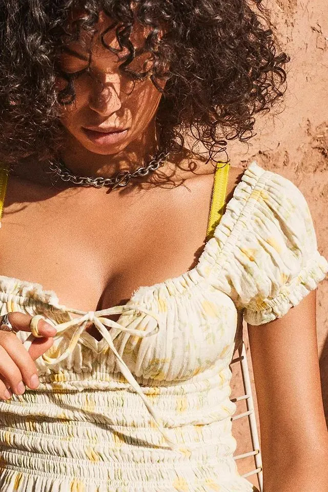 Kimchi Blue Suki Printed Midi Dress