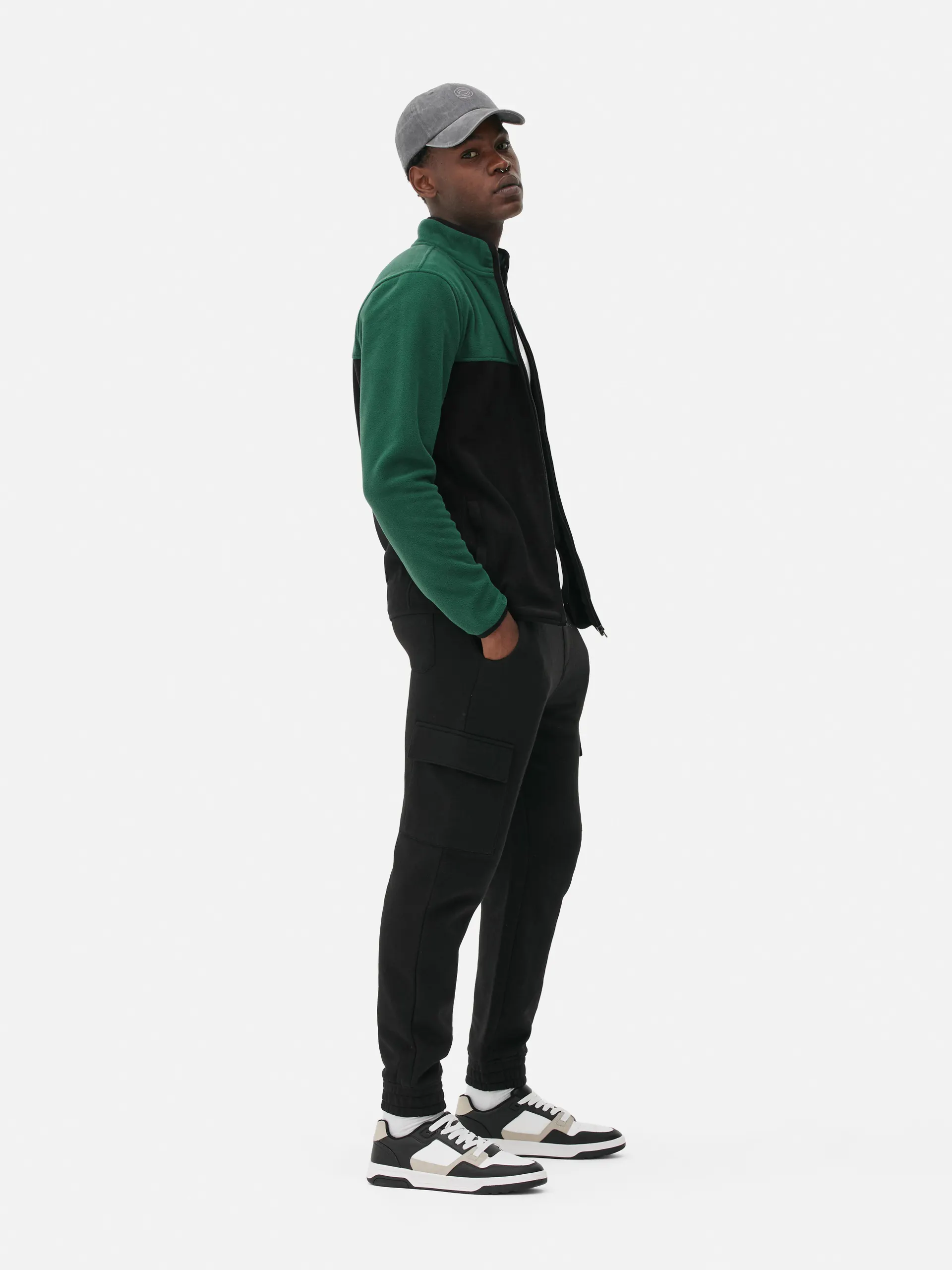 Cut and Sew Funnel Neck Fleece