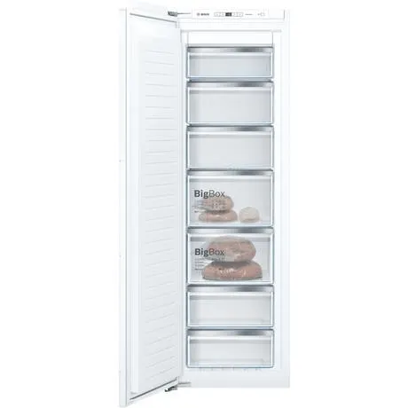 Bosch GIN81AEF0G 55.8cm Built In Frost Free Tall Freezer - White