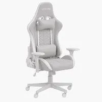 Gaming chair NIBE white/beige fabric