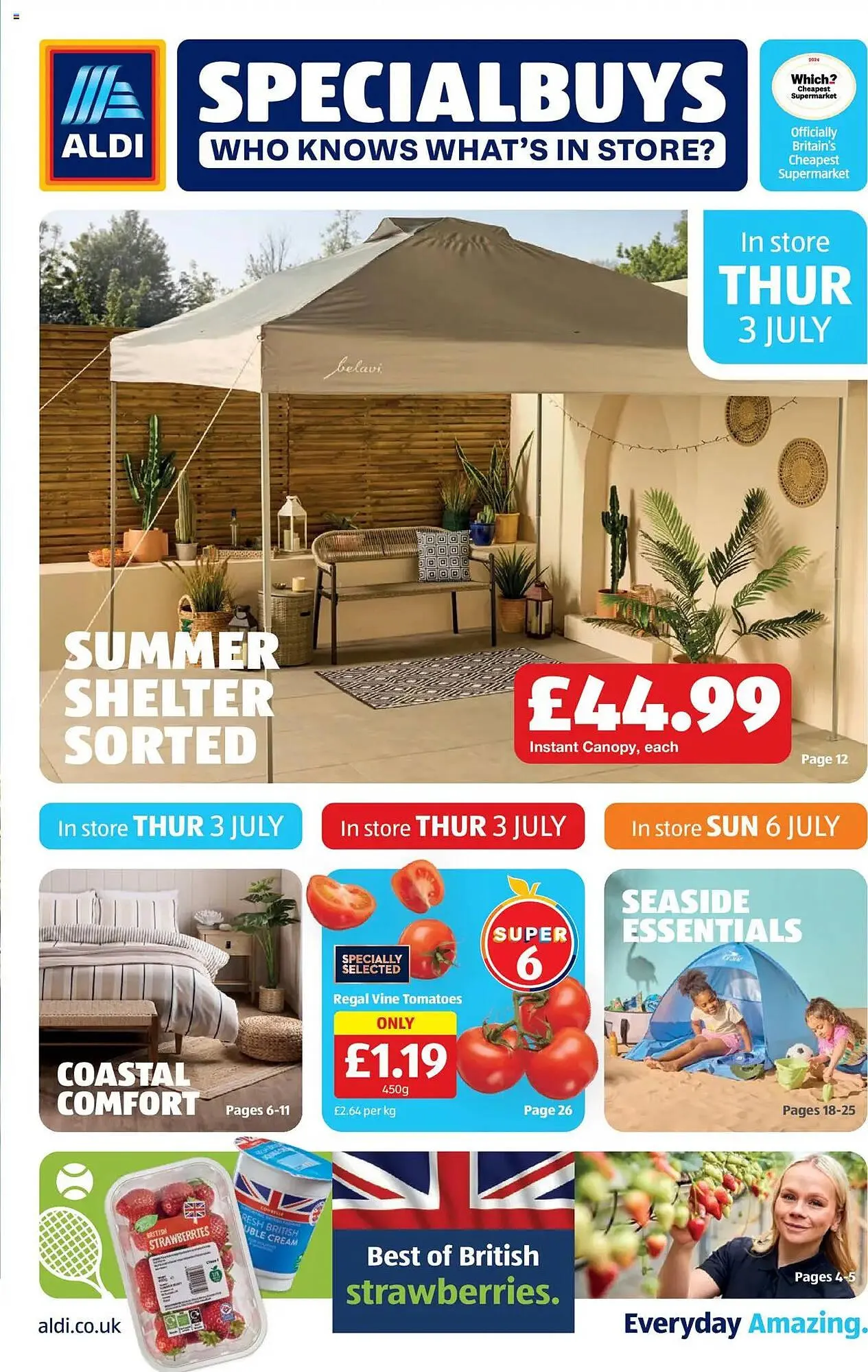 Aldi leaflet from 3 July to 7 July 2025 - Catalogue Page 1