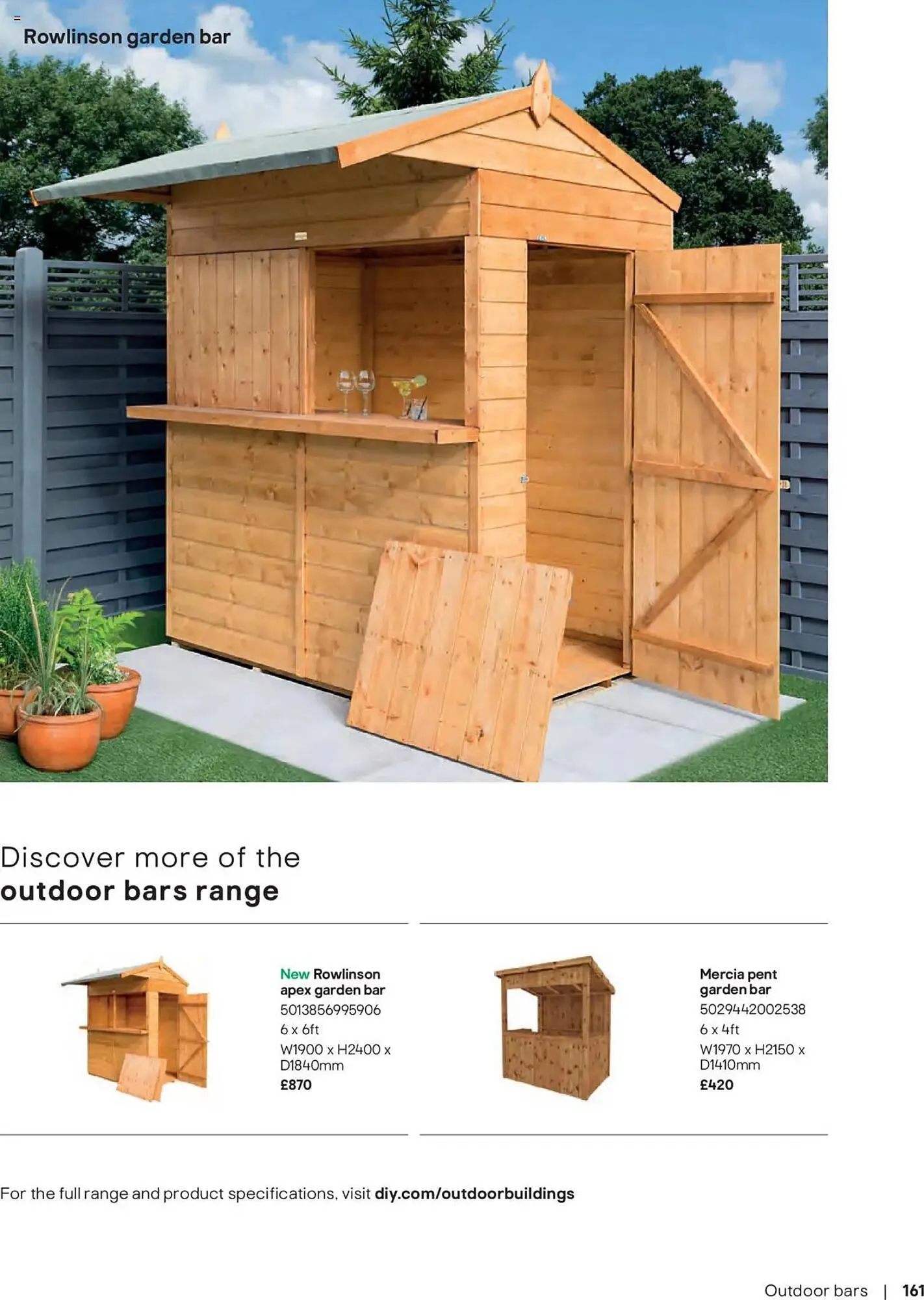 B&Q leaflet from 14 March to 30 September 2025 - Catalogue Page 161