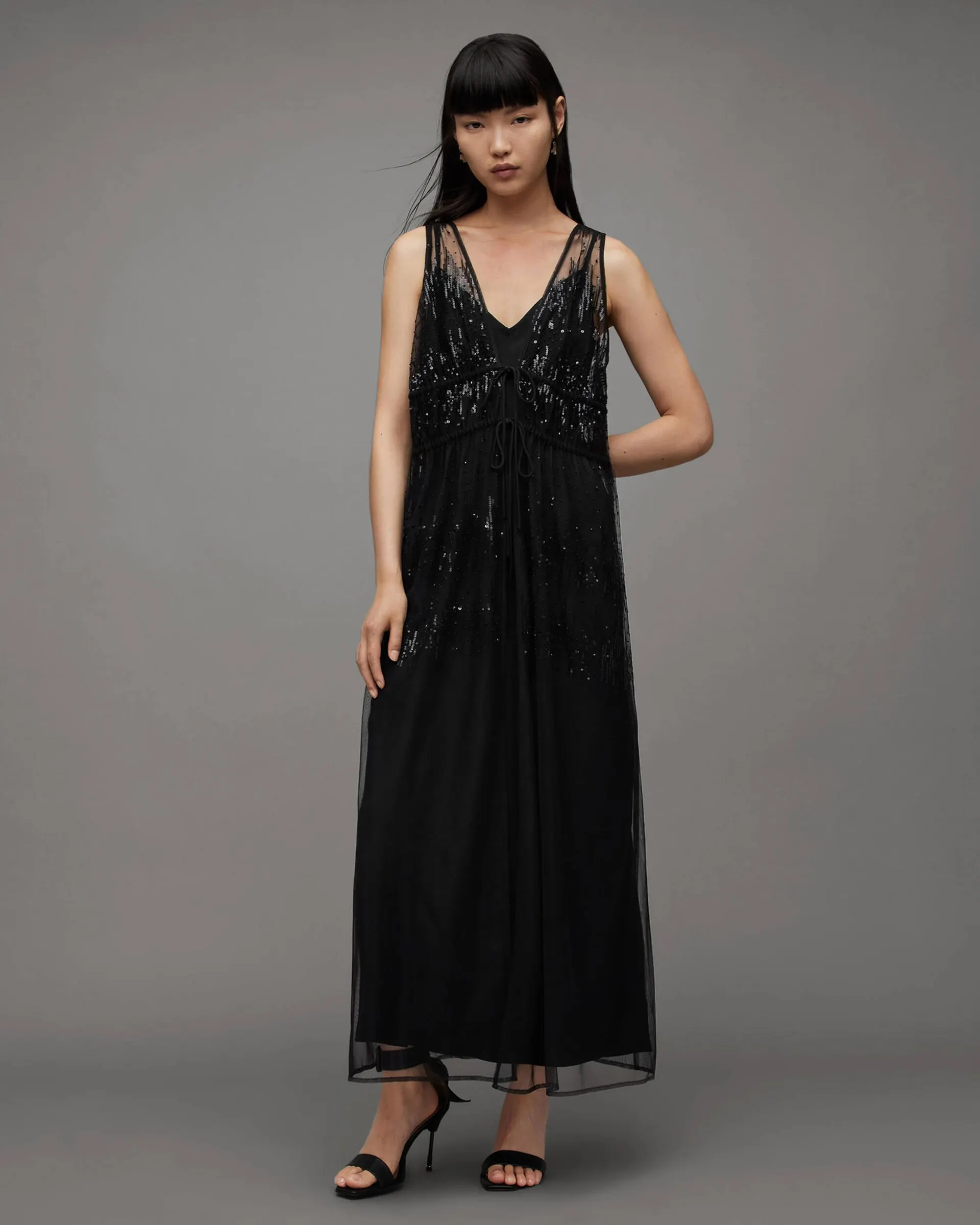 Robyn Embellished Sequin Maxi Dress