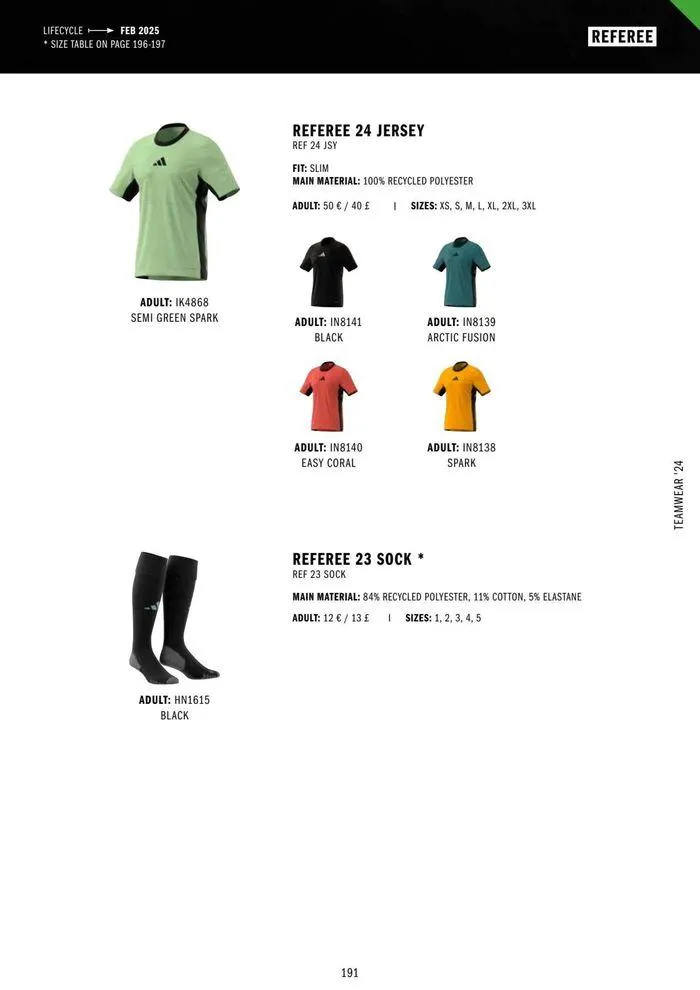 Adidas Teamwear 2024 from 11 March to 31 December 2024 - Catalogue Page 191