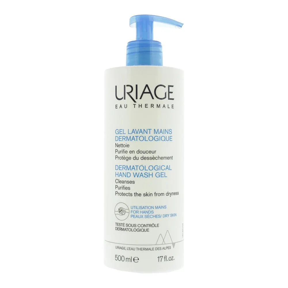 Uriage Eau Thermale Dermatological Hand Wash Gel 500ml