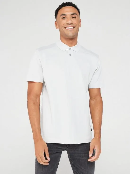 Penylonmatt Polo Shirt - Light Grey