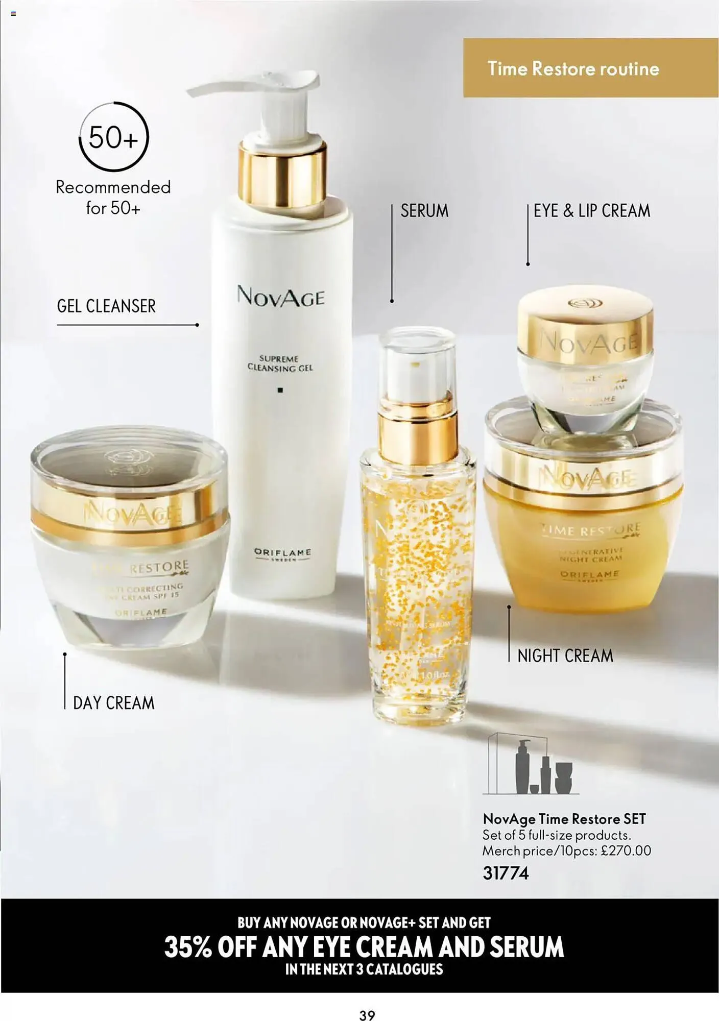 Oriflame leaflet from 1 April to 31 July 2025 - Catalogue Page 39