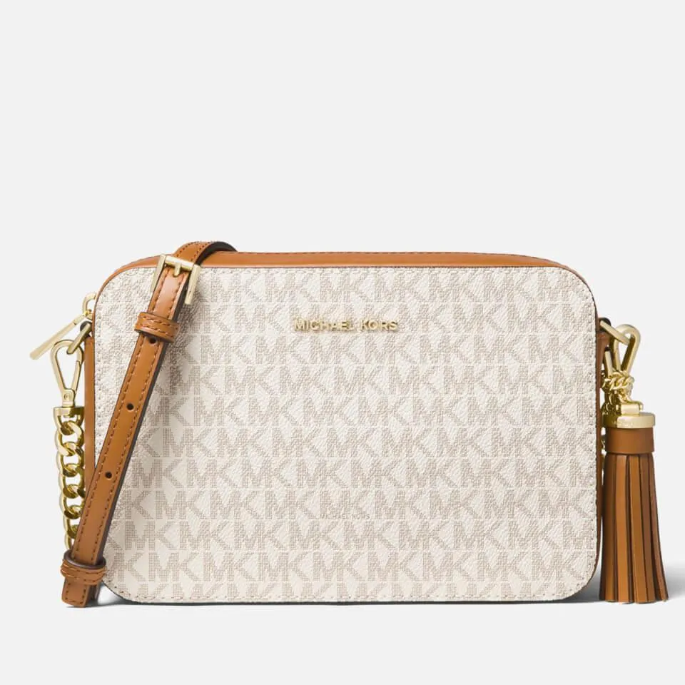 MICHAEL Michael Kors Jet Set Medium Leather Camera Bag