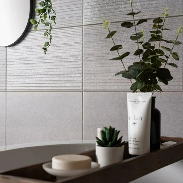 Cement Taupe Décor Concrete Effect Tile