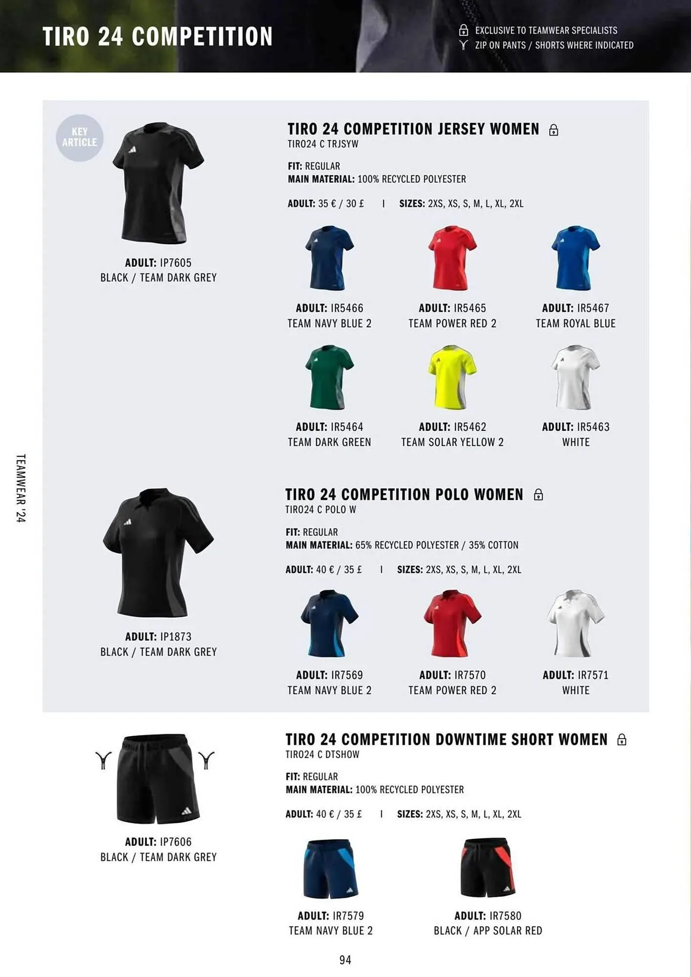 Adidas leaflet from 11 March to 31 December 2024 - Catalogue Page 94
