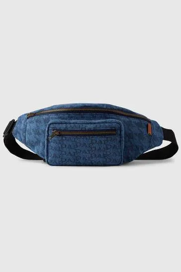 Dapper Dan Denim Belt Bag