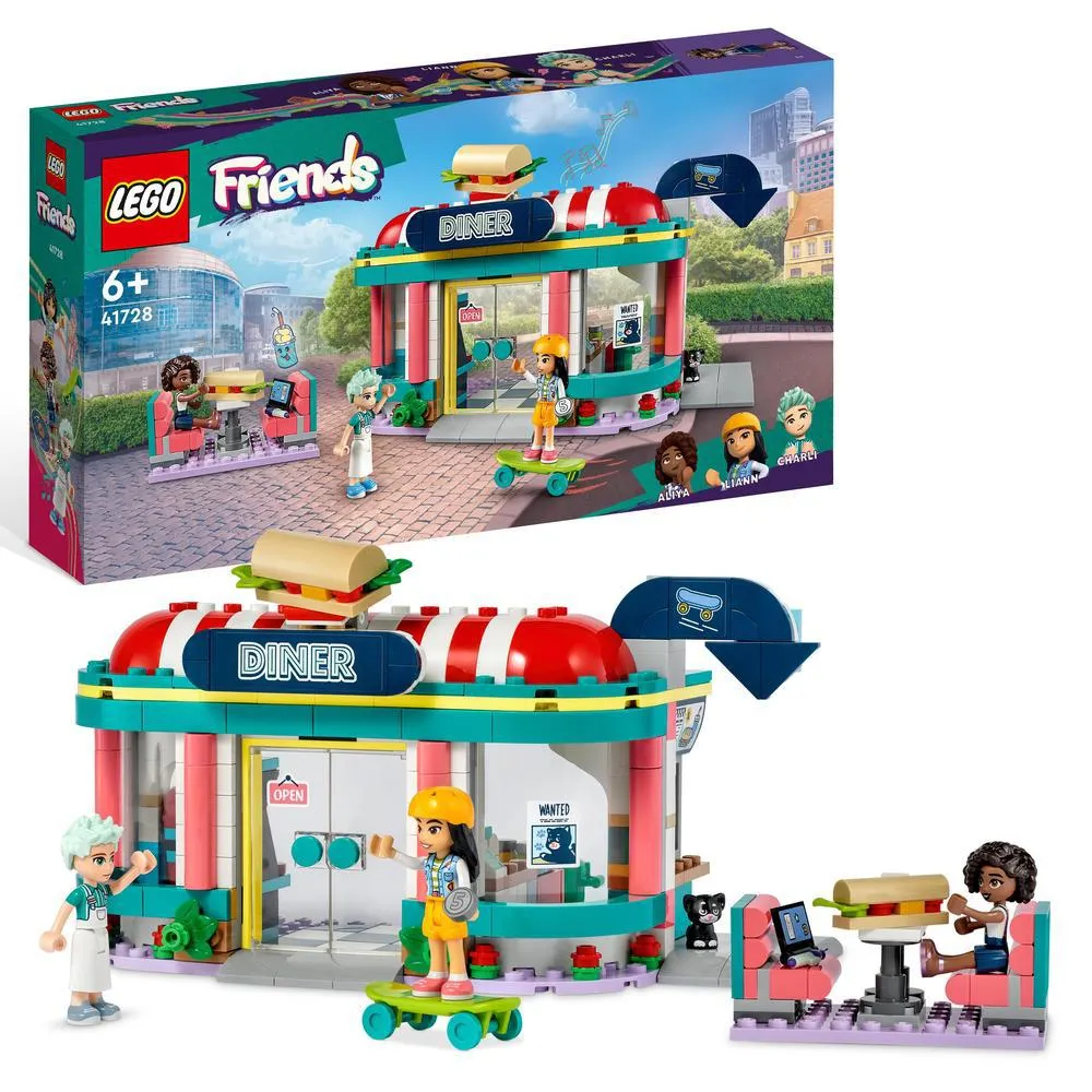 LEGO® Friends Heartlake Downtown Diner Playset 41728