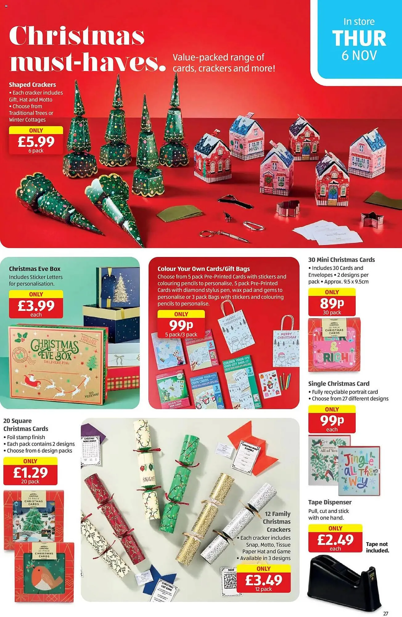 Aldi leaflet from 6 November to 10 November 2025 - Catalogue Page 27