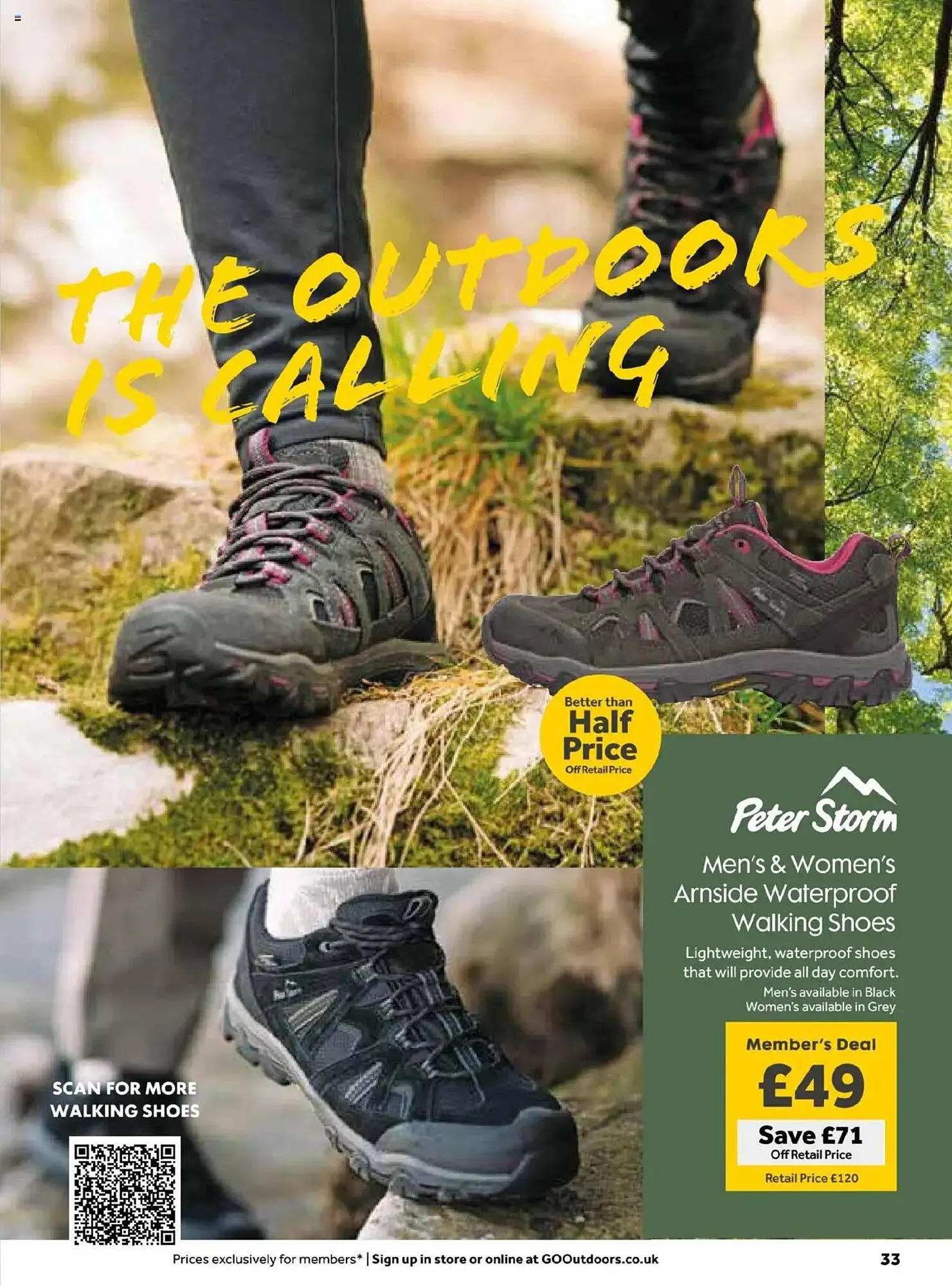 GO Outdoors leaflet from 17 March to 19 April 2025 - Catalogue Page 33