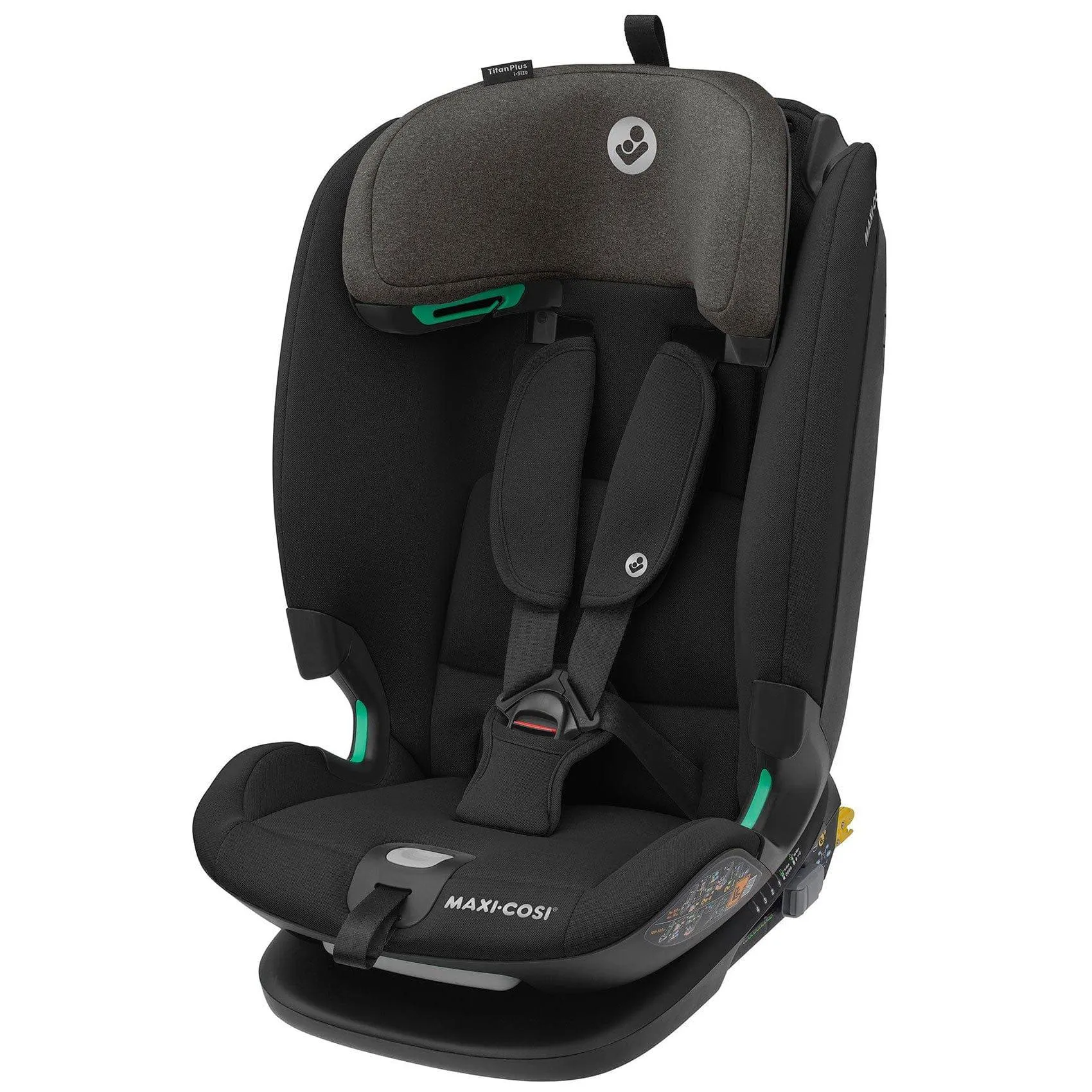 Maxi-Cosi Titan Plus i-Size Car Seat in Authentic Black