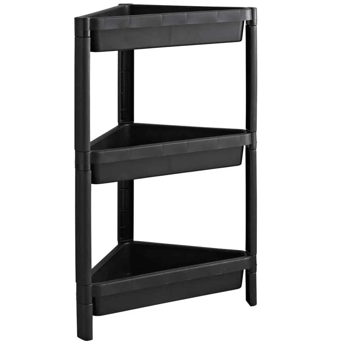 Home Essentials 3 Tier Corner - Black