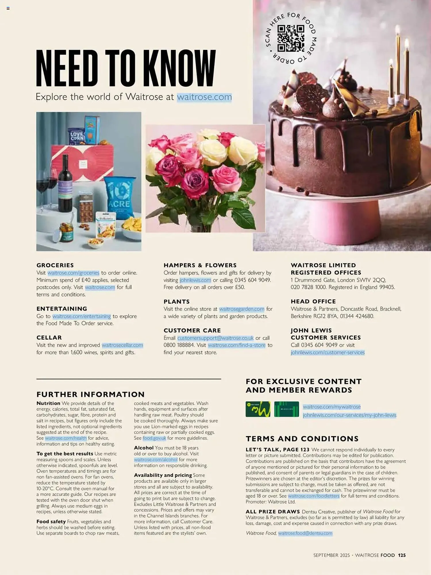 Waitrose leaflet from 1 September to 1 October 2025 - Catalogue Page 125