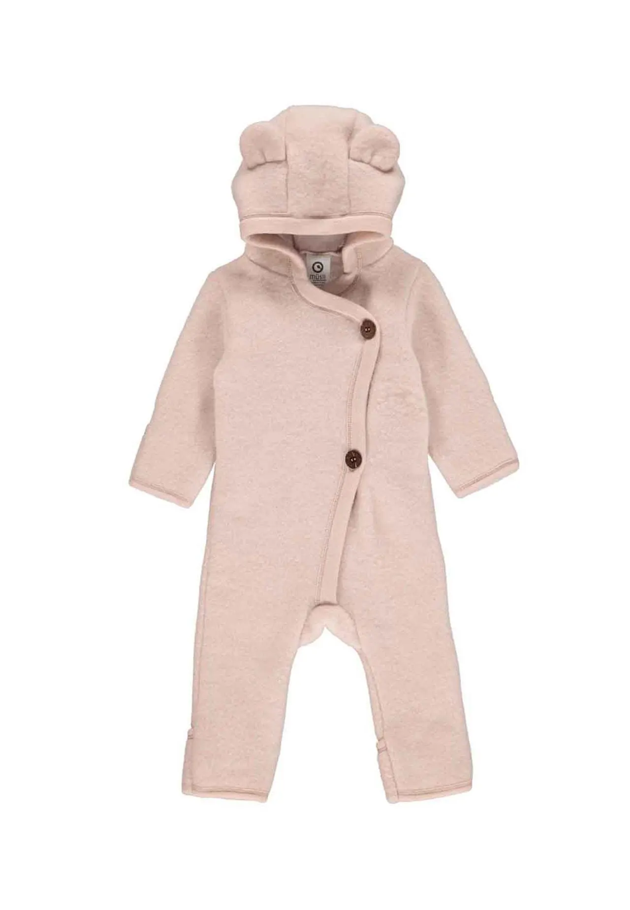 Wool baby-fleece wholesuit