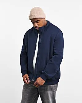 Borg Lined Funnel Neck Sweatshirt Long