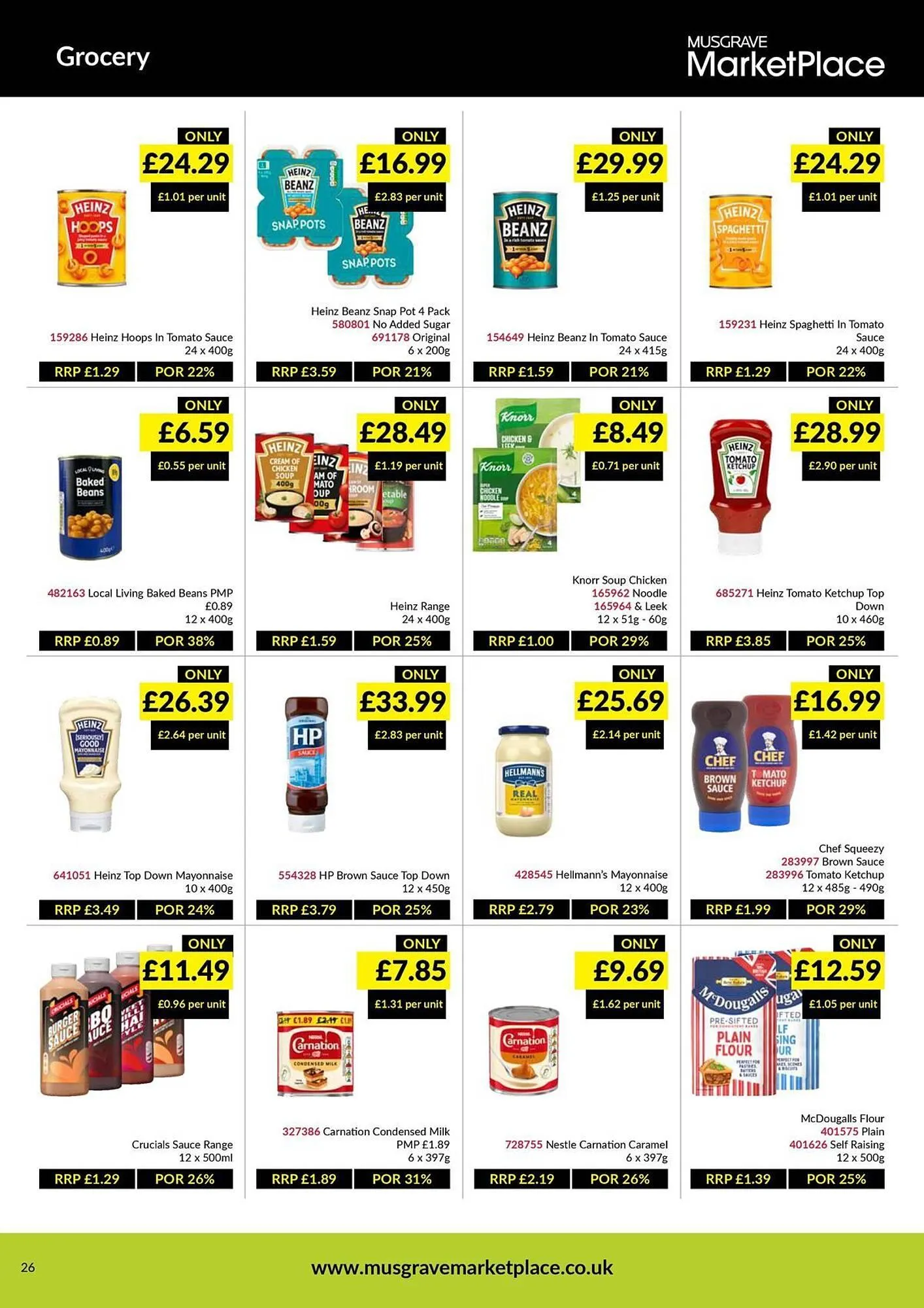 Musgrave MarketPlace leaflet from 9 March to 29 March 2026 - Catalogue Page 26